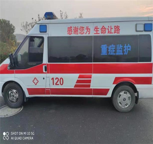 鹤城救护车出租服务案例3